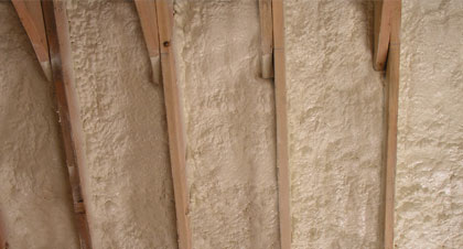 closed-cell spray foam for Riverside applications